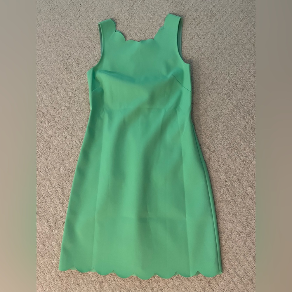 Jcrew womens scalloped edge dress size 4